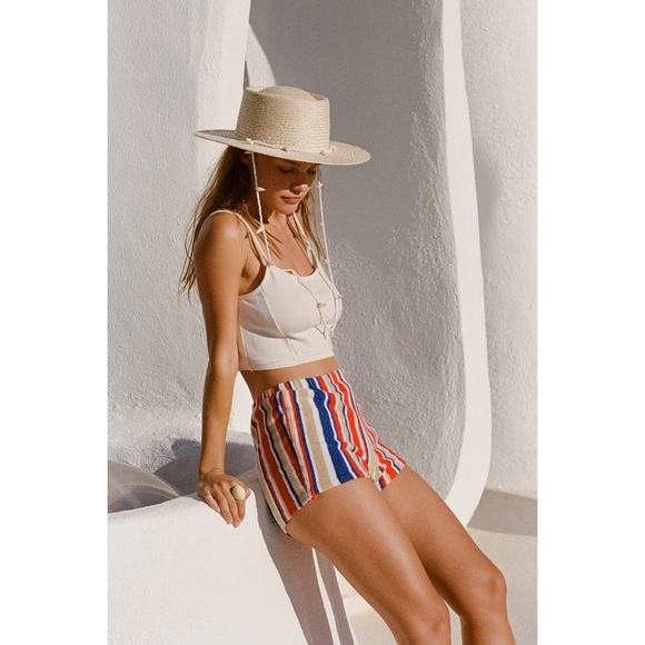 Lack Of Color Seashell Boater - Picture 2 of 6